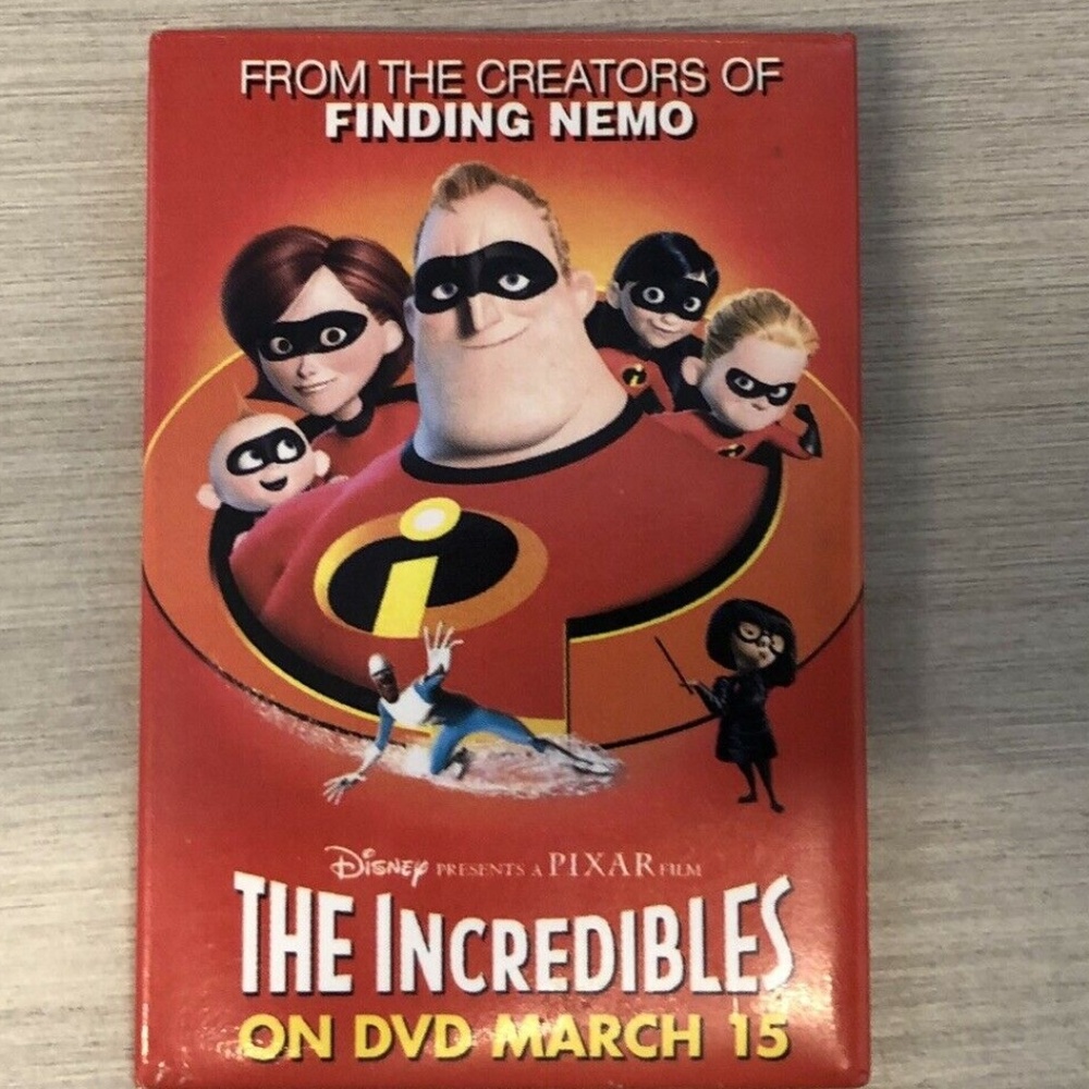 Incredibles DVD Release Button